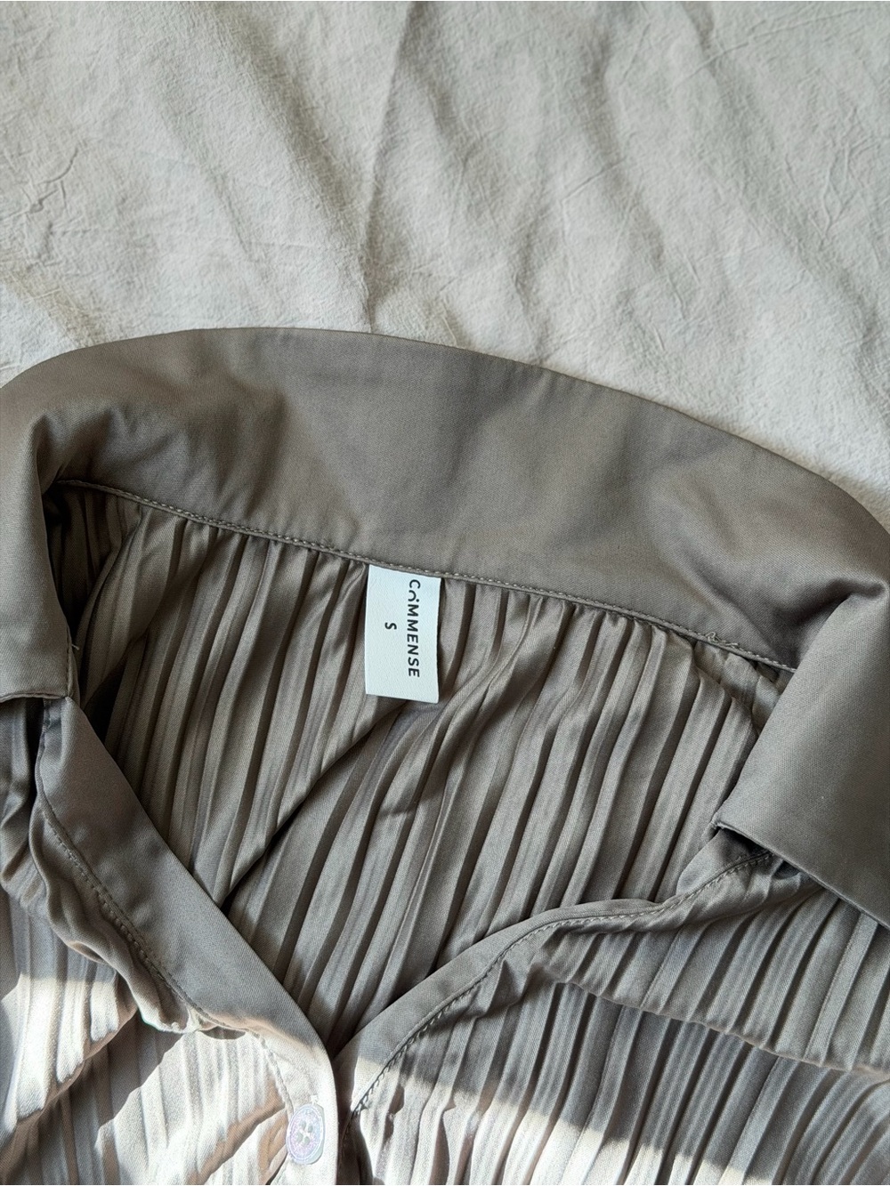 Commense Oversized Leisure Pleat Pockets Two Piece Pants Set - Picture 7 of 12